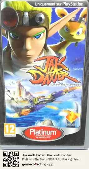 Jak and Daxter: The Lost Frontier PlayStation Portable, France box front