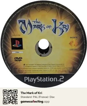 The Mark of Kri PlayStation 2, PAL disc