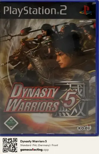 Dynasty Warriors 5 PlayStation 2, Germany box front