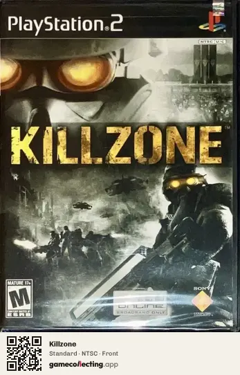 Killzone PlayStation 2, NTSC box front