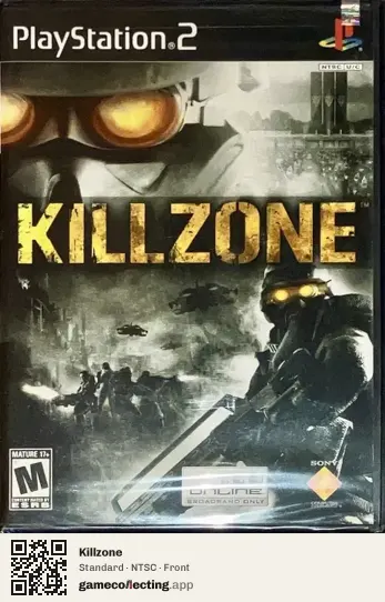Killzone PlayStation 2, NTSC box front