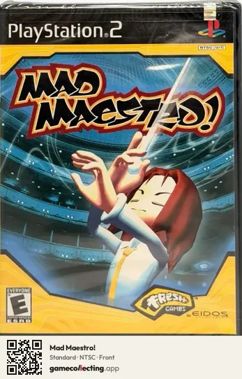 Mad Maestro! PlayStation 2, NTSC box front