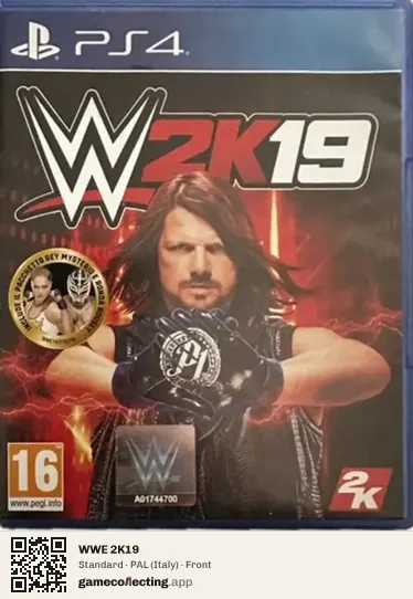 WWE 2K19 PlayStation 4, Italy box front
