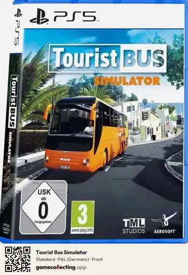 Tourist Bus Simulator PlayStation 5, Germany box front