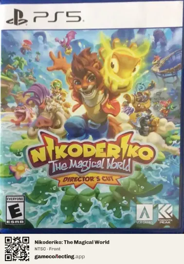 Nikoderiko: The Magical World PlayStation 5, NTSC box front