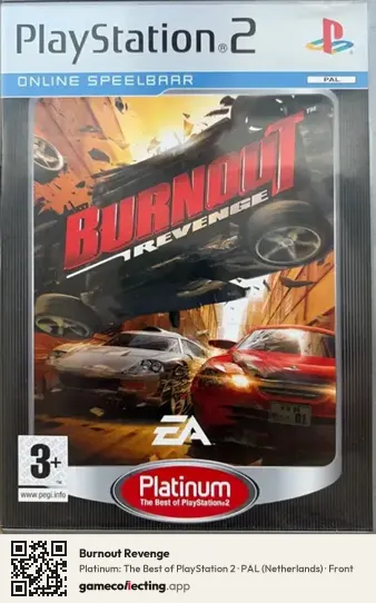 Burnout Revenge PlayStation 2, Netherlands box front