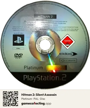 Hitman 2: Silent Assassin PlayStation 2, PAL disc