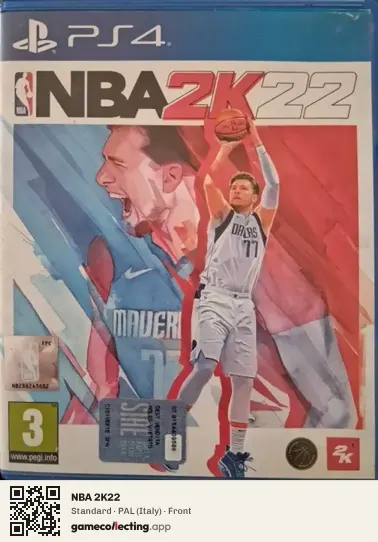 NBA 2K22 PlayStation 4, Italy box front