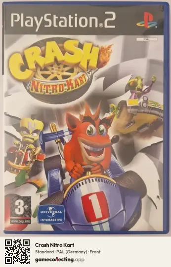 Crash Nitro Kart PlayStation 2, Germany box front