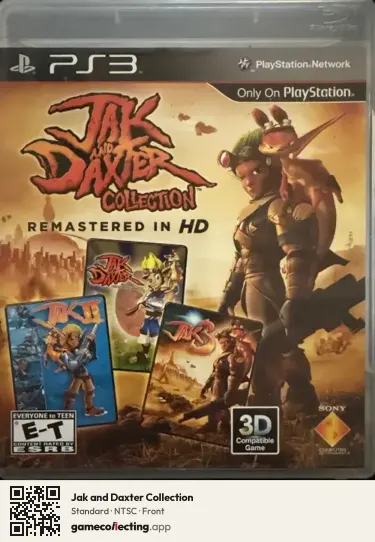 Jak and Daxter Collection PlayStation 3, NTSC box front