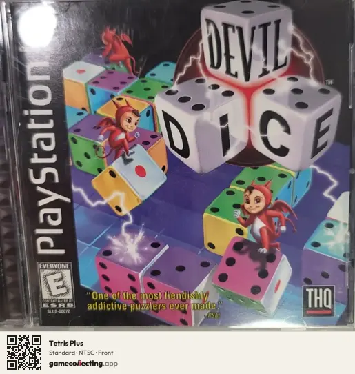 Tetris Plus PlayStation, NTSC box front