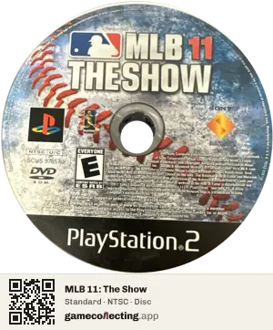 MLB 11: The Show PlayStation 2, NTSC disc