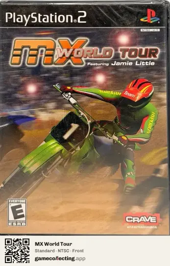 MX World Tour PlayStation 2, NTSC box front