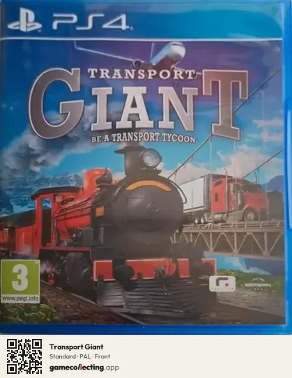 Transport Giant PlayStation 4, PAL box front