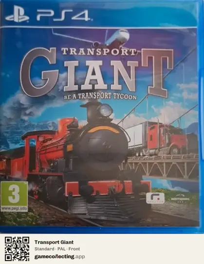 Transport Giant PlayStation 4, PAL box front