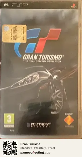 Gran Turismo PlayStation Portable, Italy box front