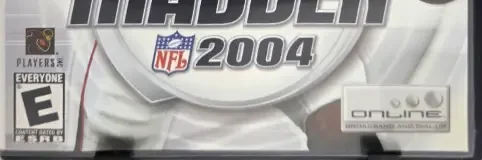 Madden NFL 2004, the ESRB box on its front