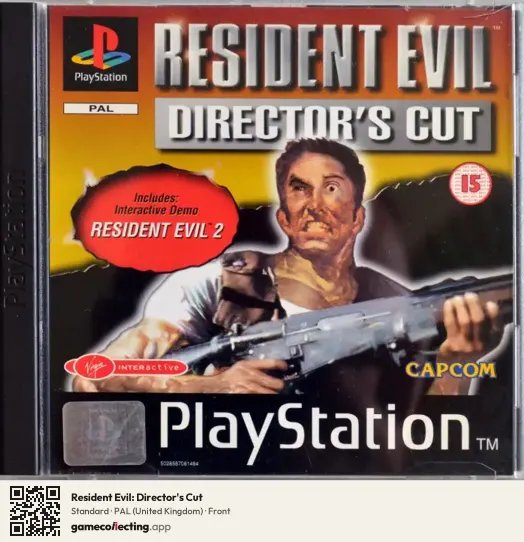 Resident Evil: Director's Cut PlayStation, United Kingdom box front