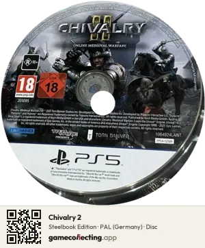 Chivalry 2 PlayStation 5, PAL disc