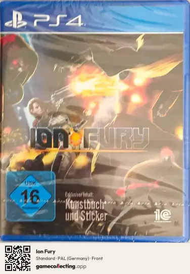 Ion Fury PlayStation 4, Germany box front