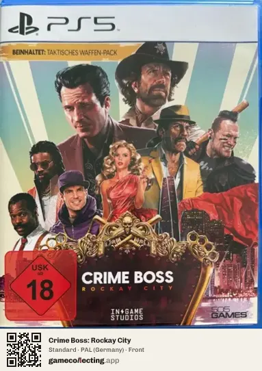 Crime Boss: Rockay City PlayStation 5, Germany box front