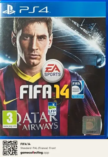 FIFA 14 PlayStation 4, France box front