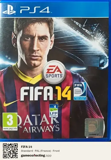 FIFA 14 PlayStation 4, France box front