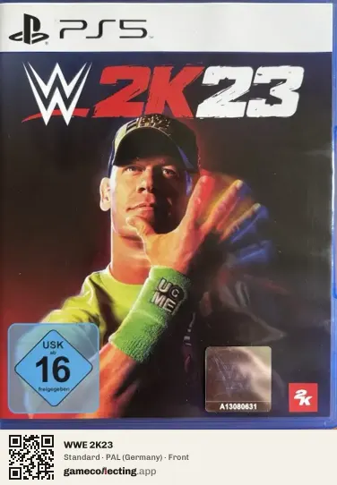 WWE 2K23 PlayStation 5, Germany box front