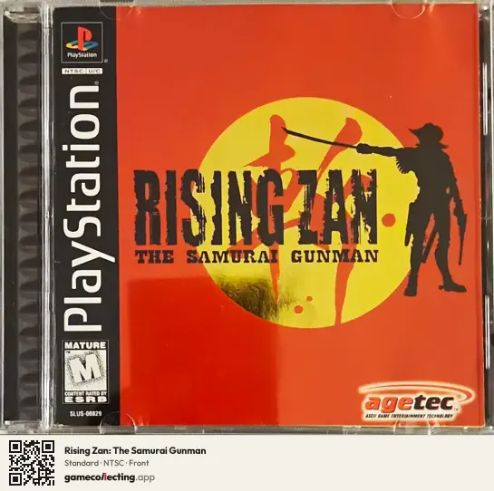 Rising Zan: The Samurai Gunman PlayStation, NTSC box front