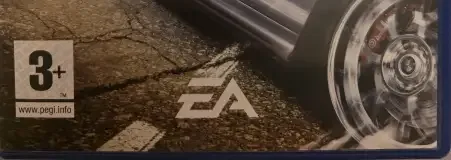 Need for Speed: Most Wanted, the PEGI square on its front