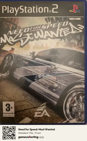 Need for Speed: Most Wanted PlayStation 2, PAL box front