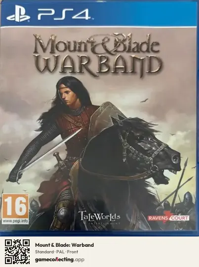 Mount & Blade: Warband PlayStation 4, PAL box front