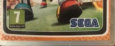 Sonic Rivals, the PEGI square on its front