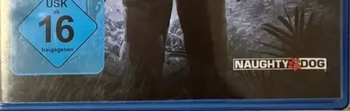Uncharted 4: A Thief's End, the USK square on its front