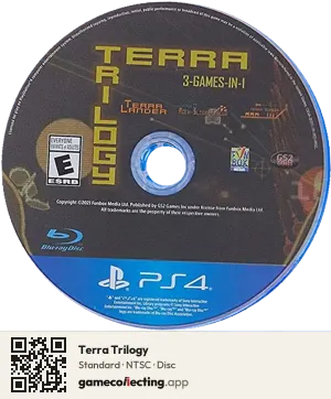 Terra Trilogy PlayStation 4, NTSC disc