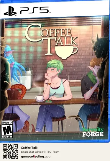 Coffee Talk PlayStation 5, NTSC box front