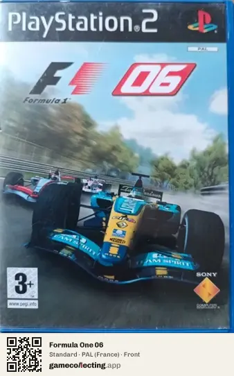 Formula One 06 PlayStation 2, France box front