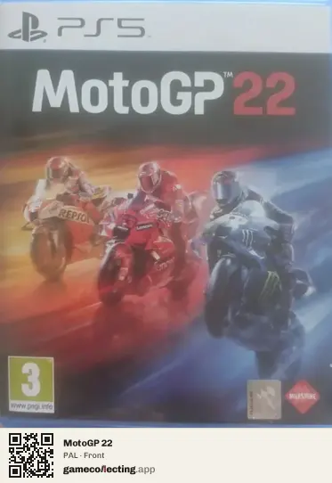 MotoGP 22 PlayStation 5, PAL box front