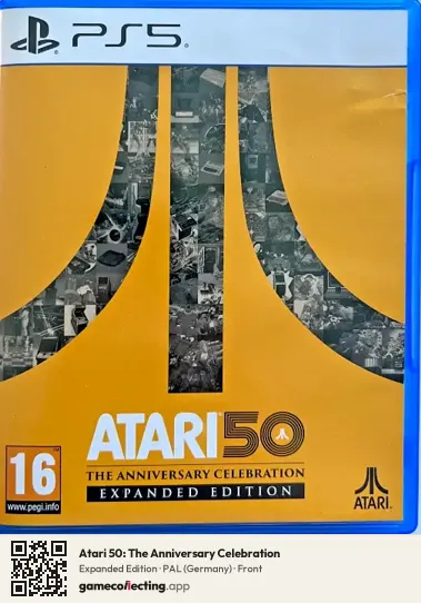 Atari 50: The Anniversary Celebration PlayStation 5, Germany box front