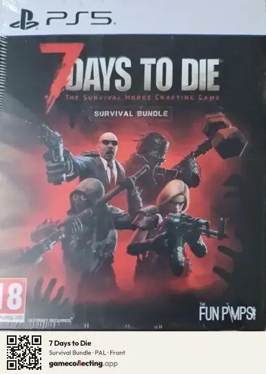 7 Days to Die PlayStation 5, PAL box front