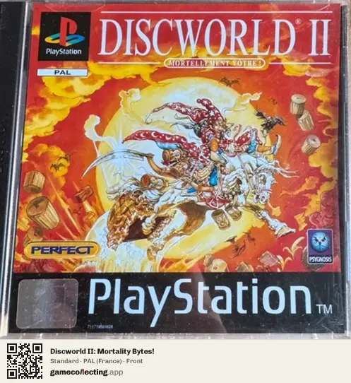 Discworld II: Mortality Bytes! PlayStation, France box front