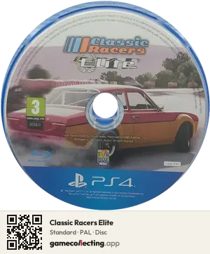 Classic Racers Elite PlayStation 4, PAL disc