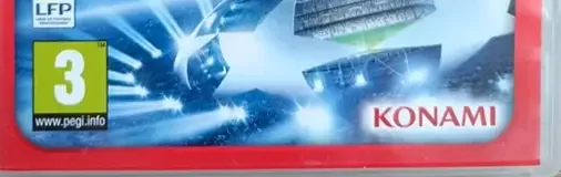 Pro Evolution Soccer 2014, the PEGI square on its front