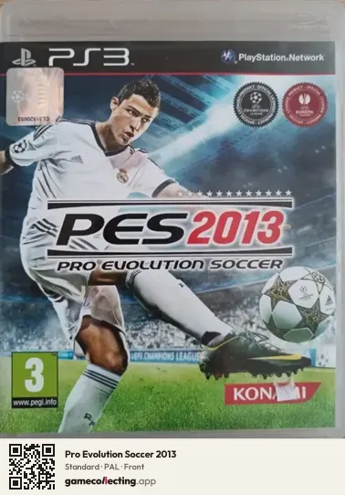 Pro Evolution Soccer 2013 PlayStation 3, PAL box front
