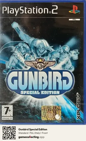 Gunbird Special Edition PlayStation 2, Italy box front