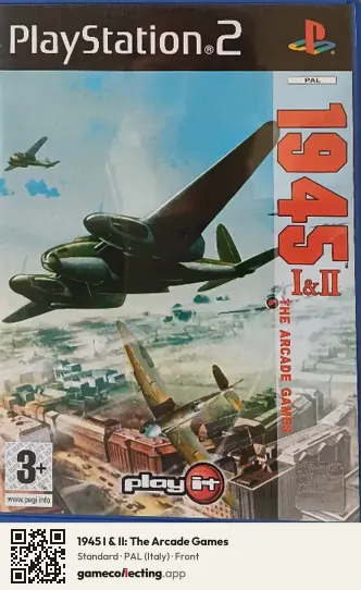 1945 I & II: The Arcade Games PlayStation 2, Italy box front