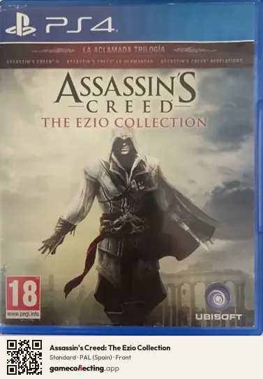 Assassin's Creed: The Ezio Collection PlayStation 4, Spain box front