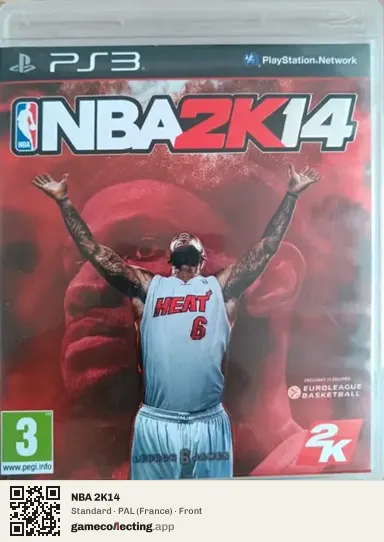 NBA 2K14 PlayStation 3, France box front