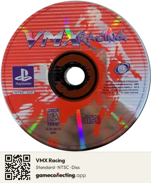 VMX Racing PlayStation, NTSC disc