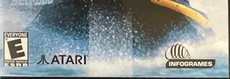 Splashdown, the ESRB box on its front